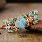 Amazonite Layered Wrap Bracelet