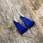 Lapis lazuli oorhangers