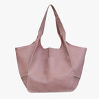 Large Structured Soft PU Leather Laptop Tote Bag