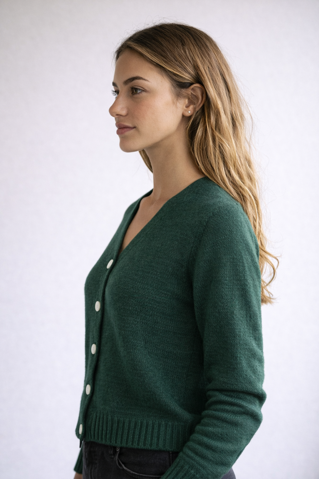 Cosy Knitted Cardigan with Soft Drape and Relaxed Fit