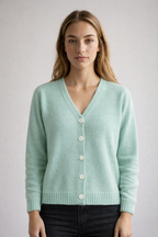 Cosy Knitted Cardigan with Soft Drape and Relaxed Fit