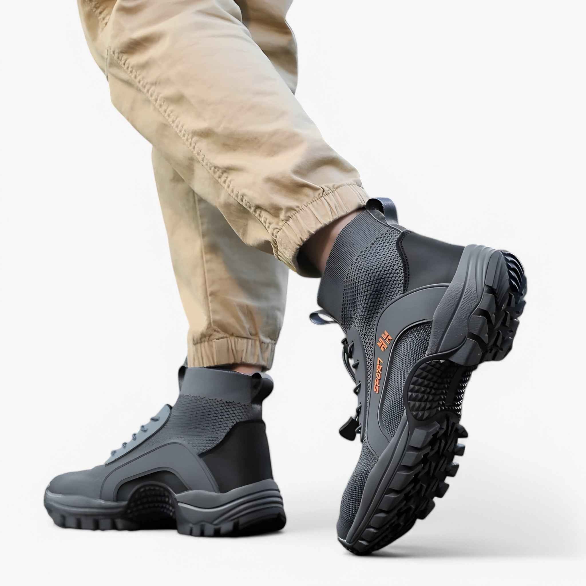 Minimalistische barefoot sneakers met flexibele zool en mesh