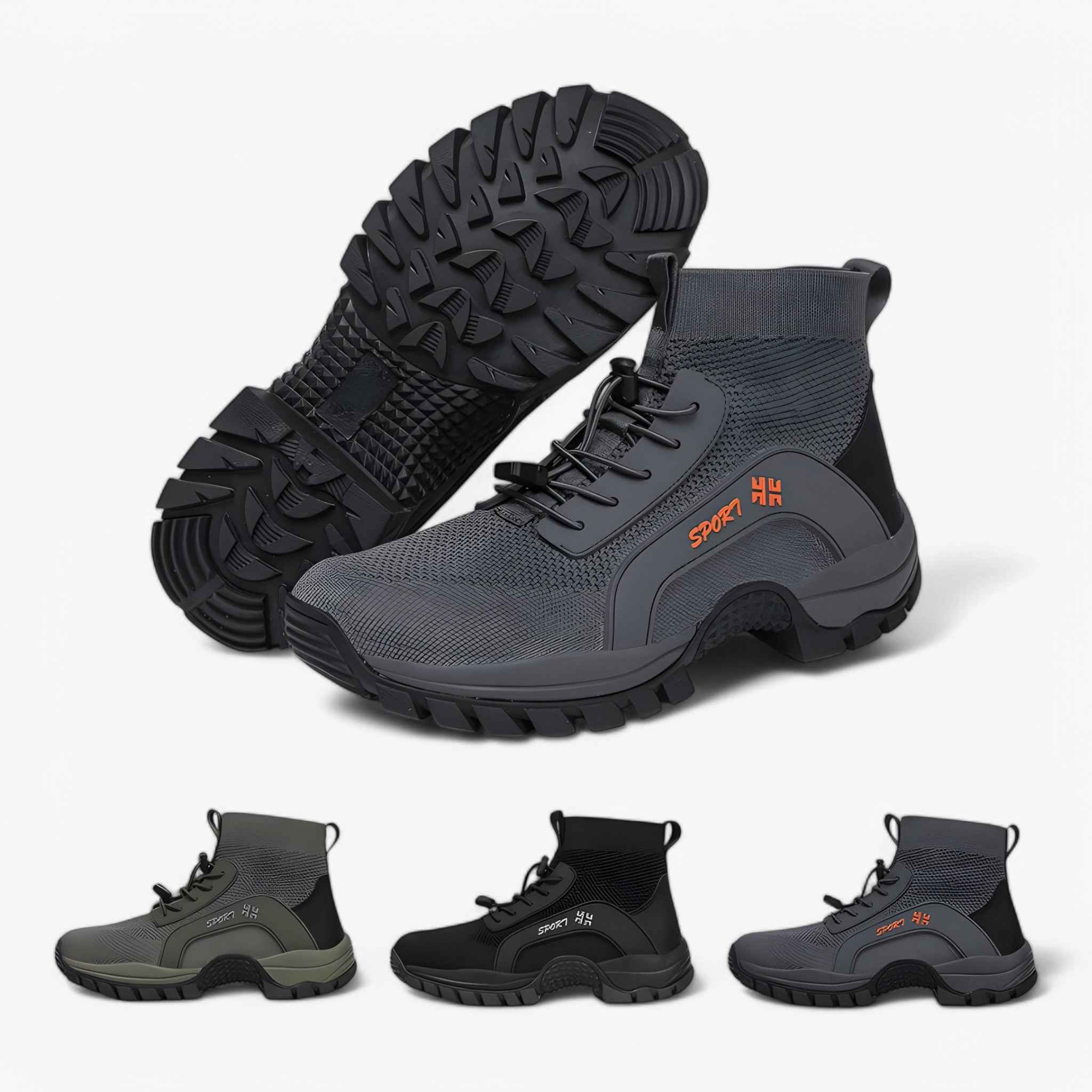 Minimalistische barefoot sneakers met flexibele zool en mesh