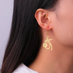 Stainless Steel Hummingbird Earrings
