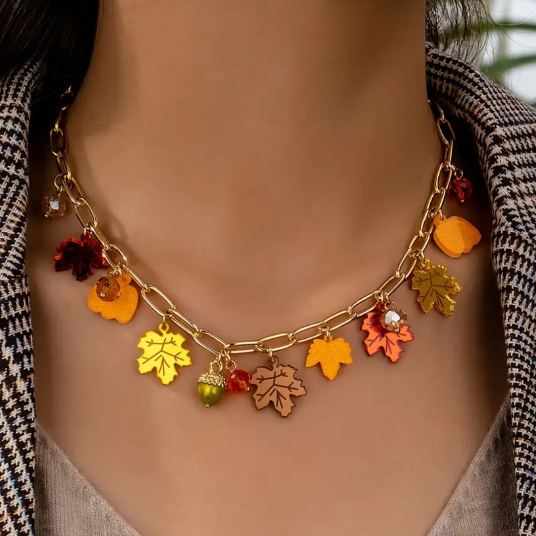 Autumn Charm Necklace