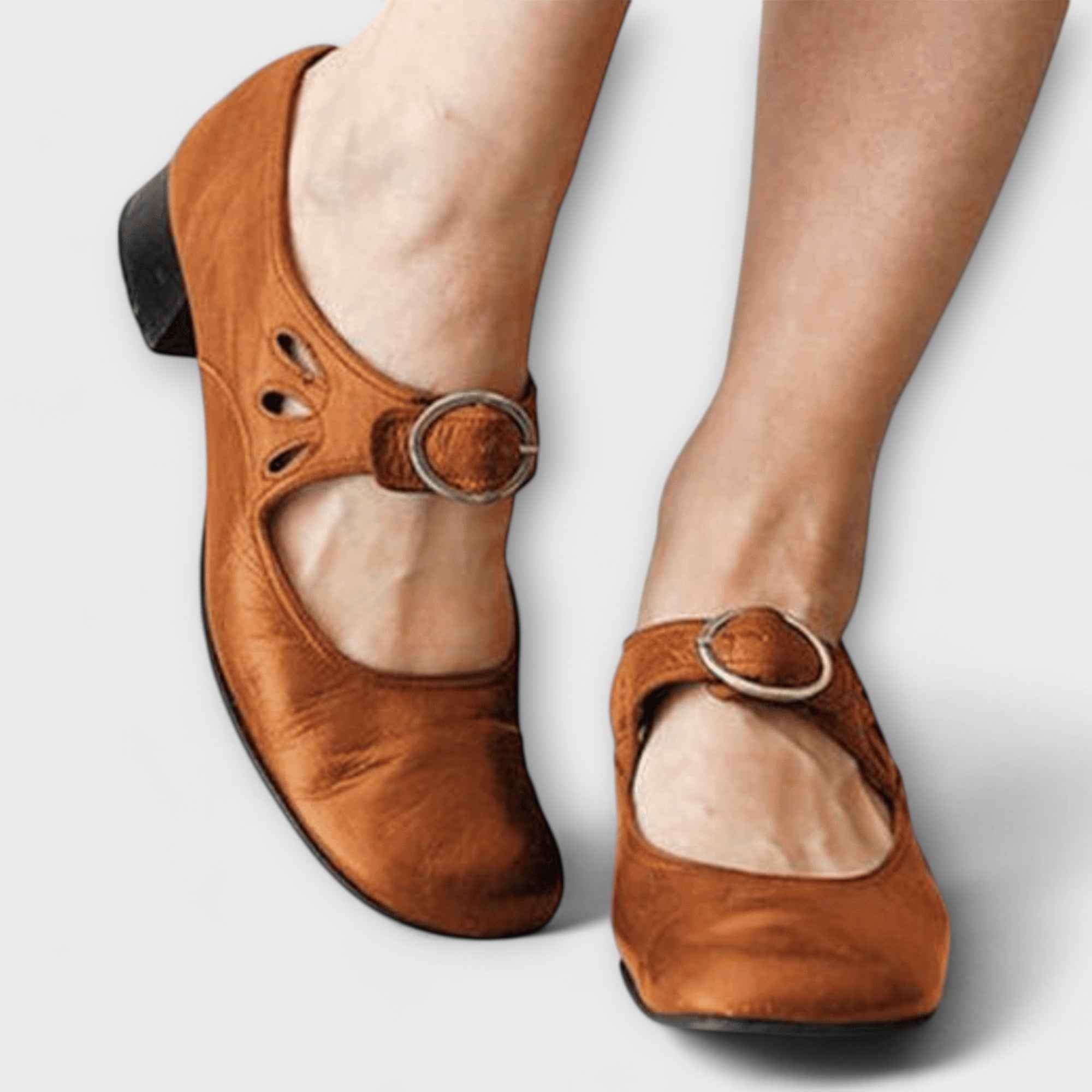 Sandalen van imitatieleer met zachte zool en verfijnd dagelijks ontwerp