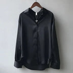 Women's Classic Collar Blouse with Long Sleeves