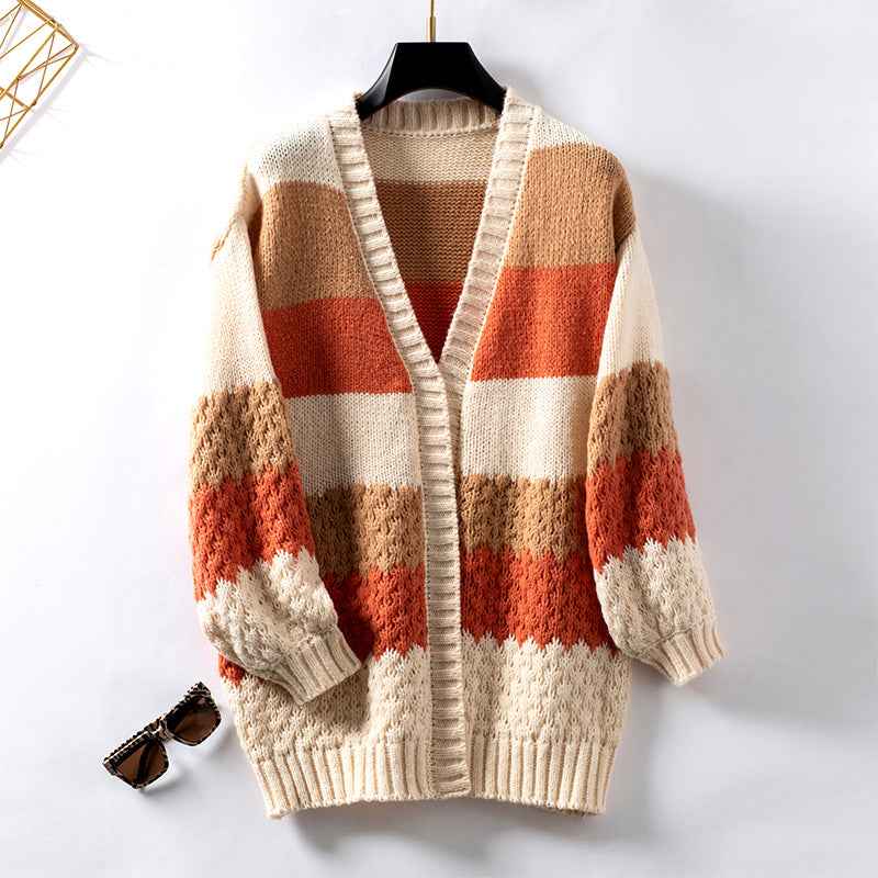 Knit Jumper with Wide Flowing Sleeves and Minimal Clean Lines