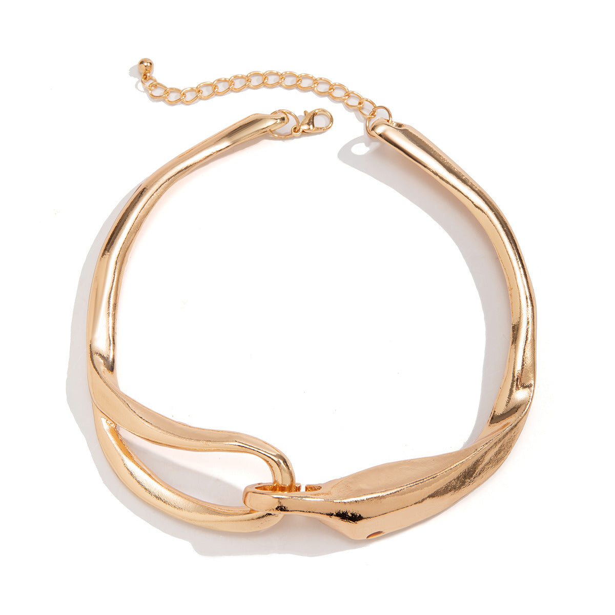 Vintage-Style Gold-Tone Statement Necklace