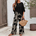 Lightweight Two-Piece Set with Long Trousers for Summer