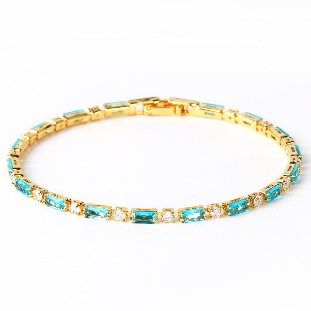 Gold-Tone Turquoise Bracelet