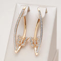Glittering Butterfly Earrings