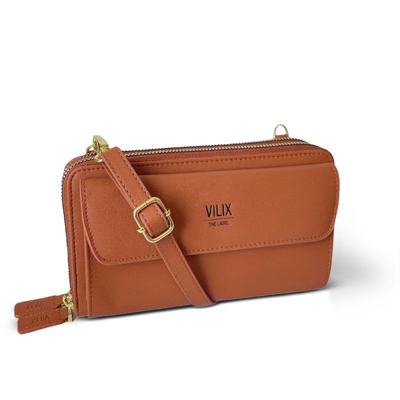 Compact Crossbody Phone Bag for Phone, Keys and Cards
