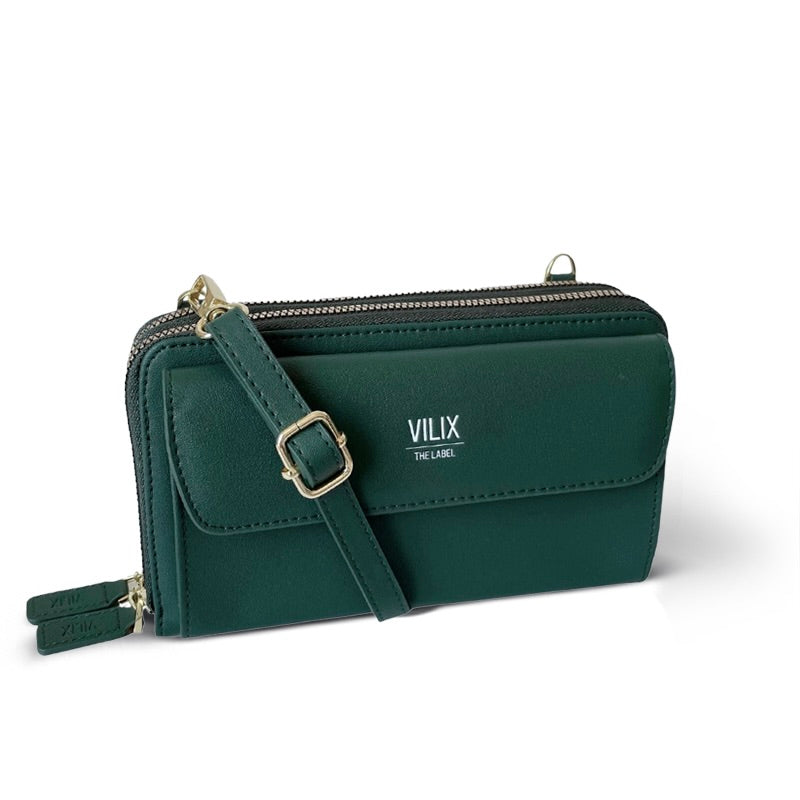 Compact Crossbody Phone Bag for Phone, Keys and Cards