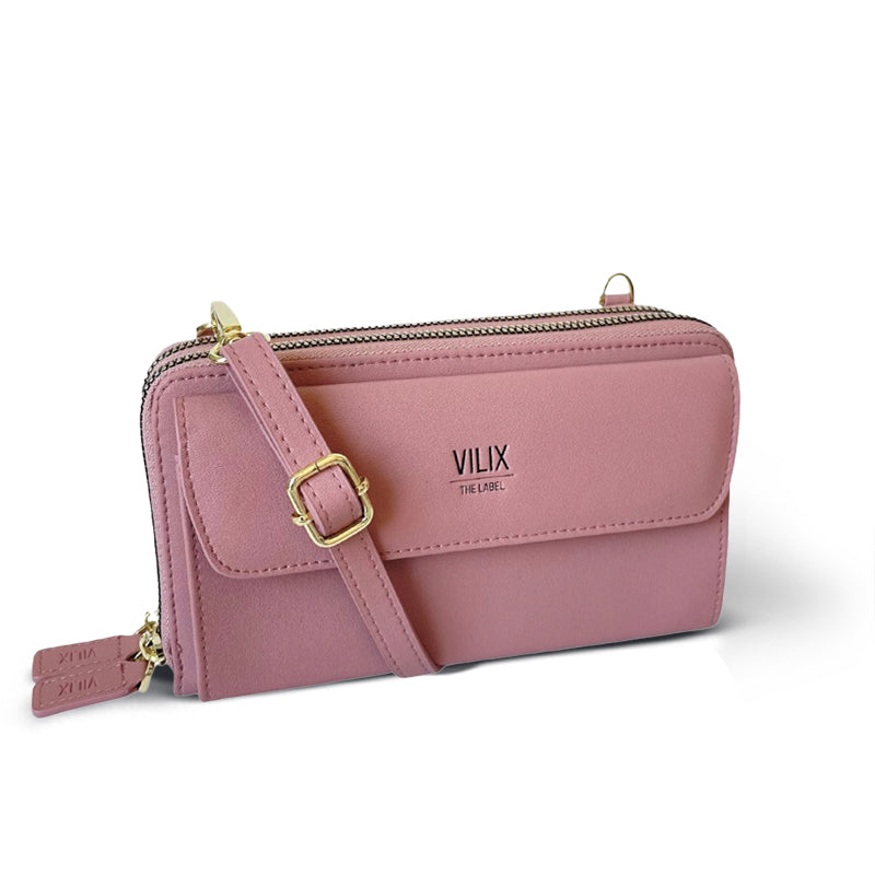 Compact Crossbody Phone Bag for Phone, Keys and Cards