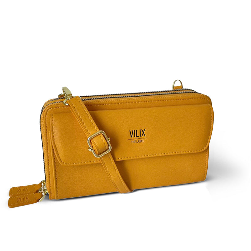 Compact Crossbody Phone Bag for Phone, Keys and Cards