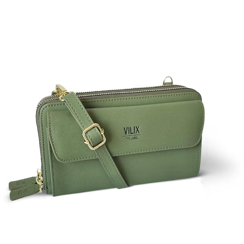 Compact Crossbody Phone Bag for Phone, Keys and Cards