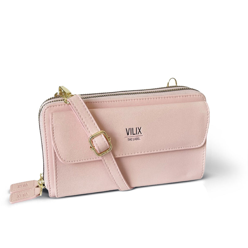 Compact Crossbody Phone Bag for Phone, Keys and Cards