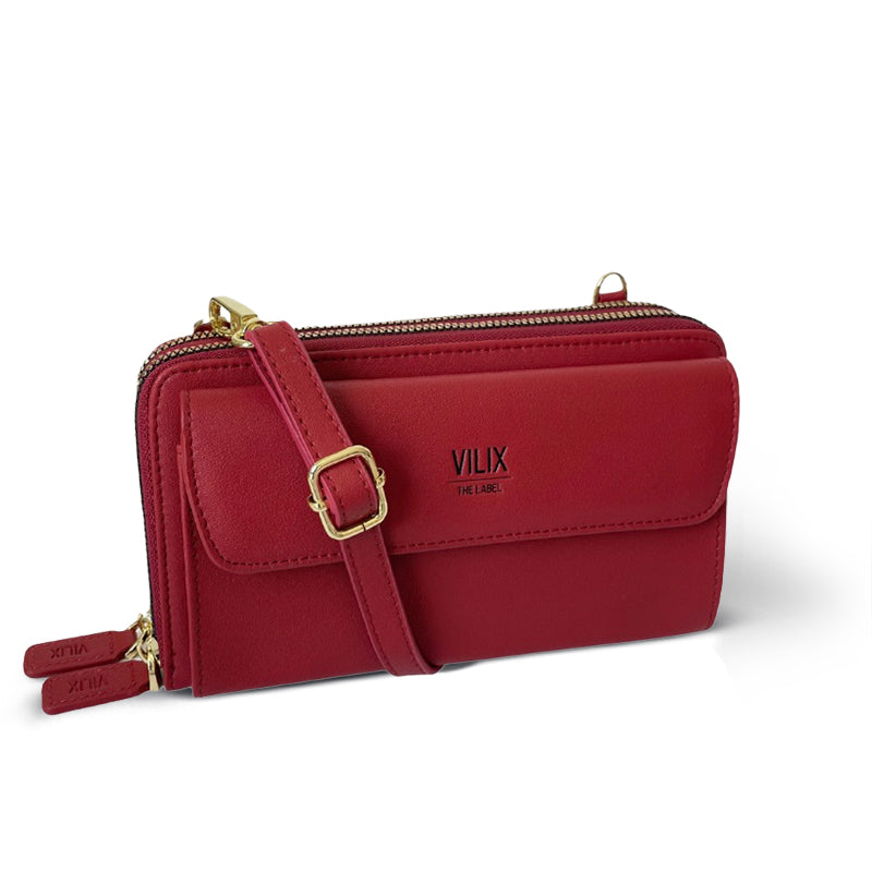 Compact Crossbody Phone Bag for Phone, Keys and Cards