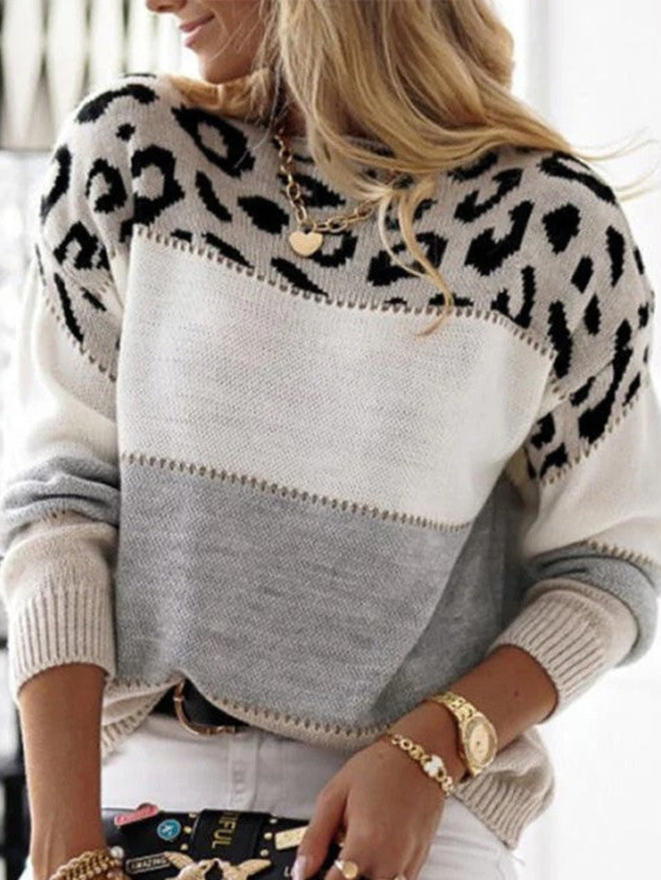 Soft Knit Jumper with an Easy Fit for Cool-Weather Days