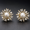 Vintage-Style Starlight Pearl Earrings