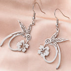 Stainless Steel Hummingbird Earrings