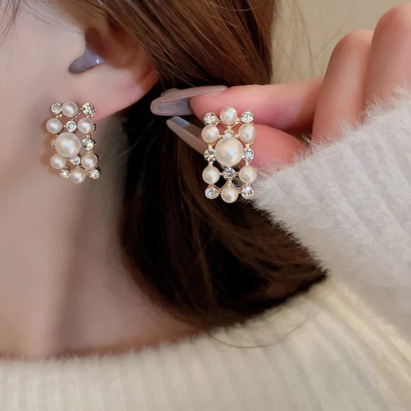Pearl and Crystal Jewellery Set
