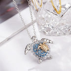 Ketting met zeeschildpadhanger in vintagestijl