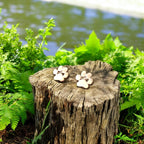 Stainless Steel Paw Earrings