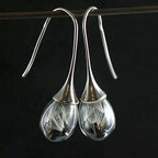 Dandelion Pendant Earrings
