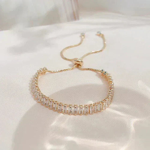 Adjustable Cubic Zirconia Bracelet