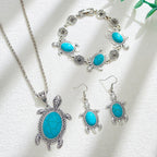 Turquoise Tortoise Jewellery Set