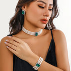 Sieradencollectie met parel en turquoise