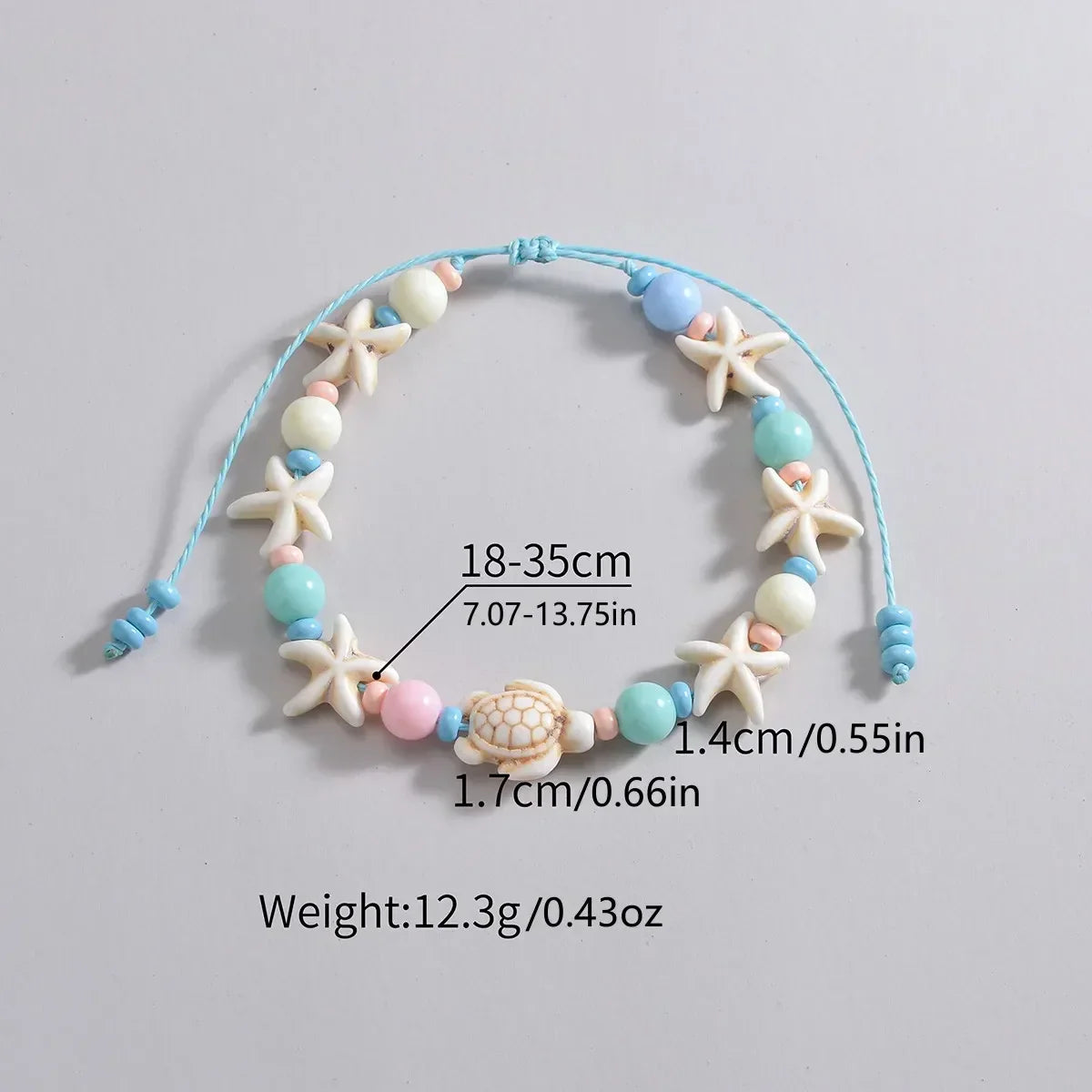 Sea Turtle Charm Anklet
