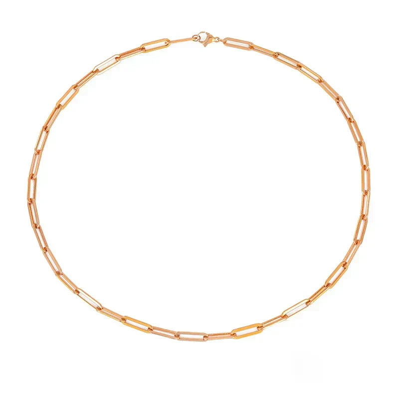 Chain Necklace in Three Metal Tones