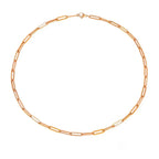 Chain Necklace in Three Metal Tones
