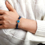 Jasper and Opal-Look Bead Bracelet