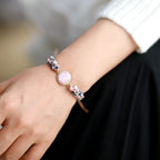 Jasper and Opal-Look Bead Bracelet