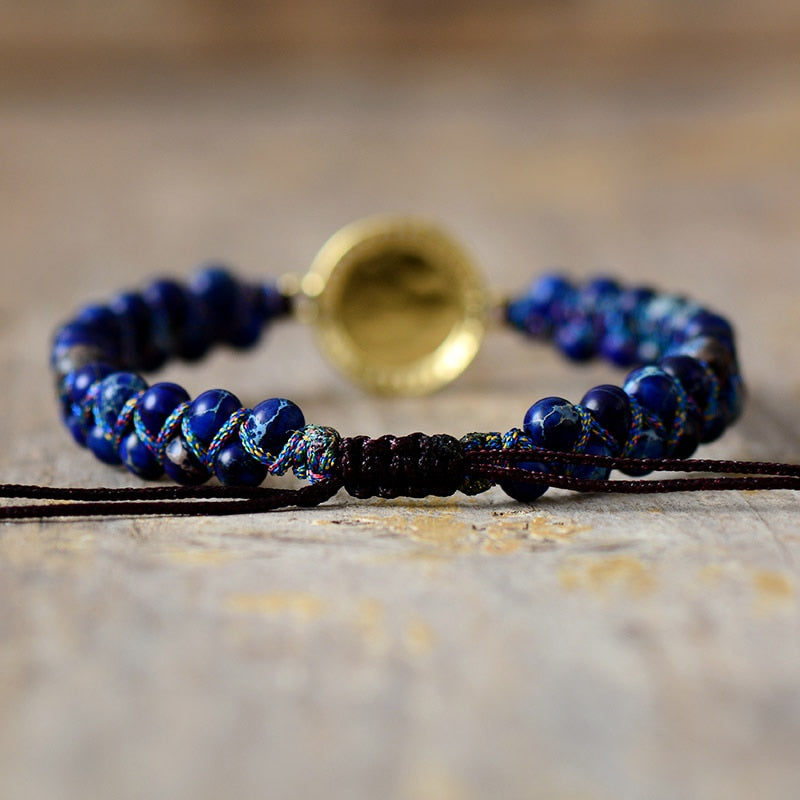 Jasper and Opal-Look Bead Bracelet
