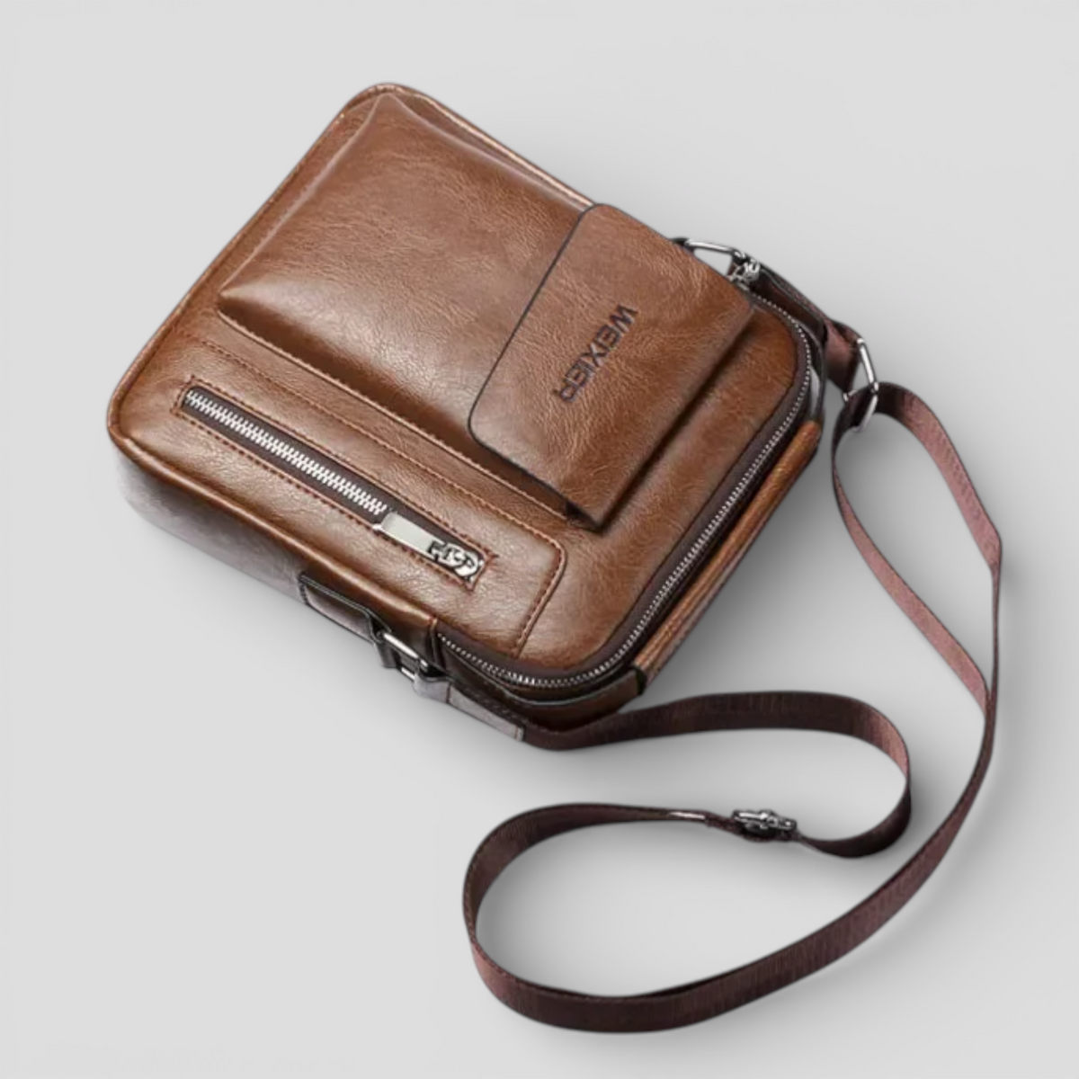 Men's Spacious Casual Crossbody Bag for Tablet and Essentials
