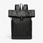 Men's Versatile Black Laptop Backpack for Daily Use