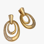 Hand-Painted Drop Earrings, Made in Italy