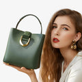 Spacious Versatile Fashion Bucket Bag in Four Colours