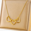 Minimalistische ketting met harthanger in 316L staal