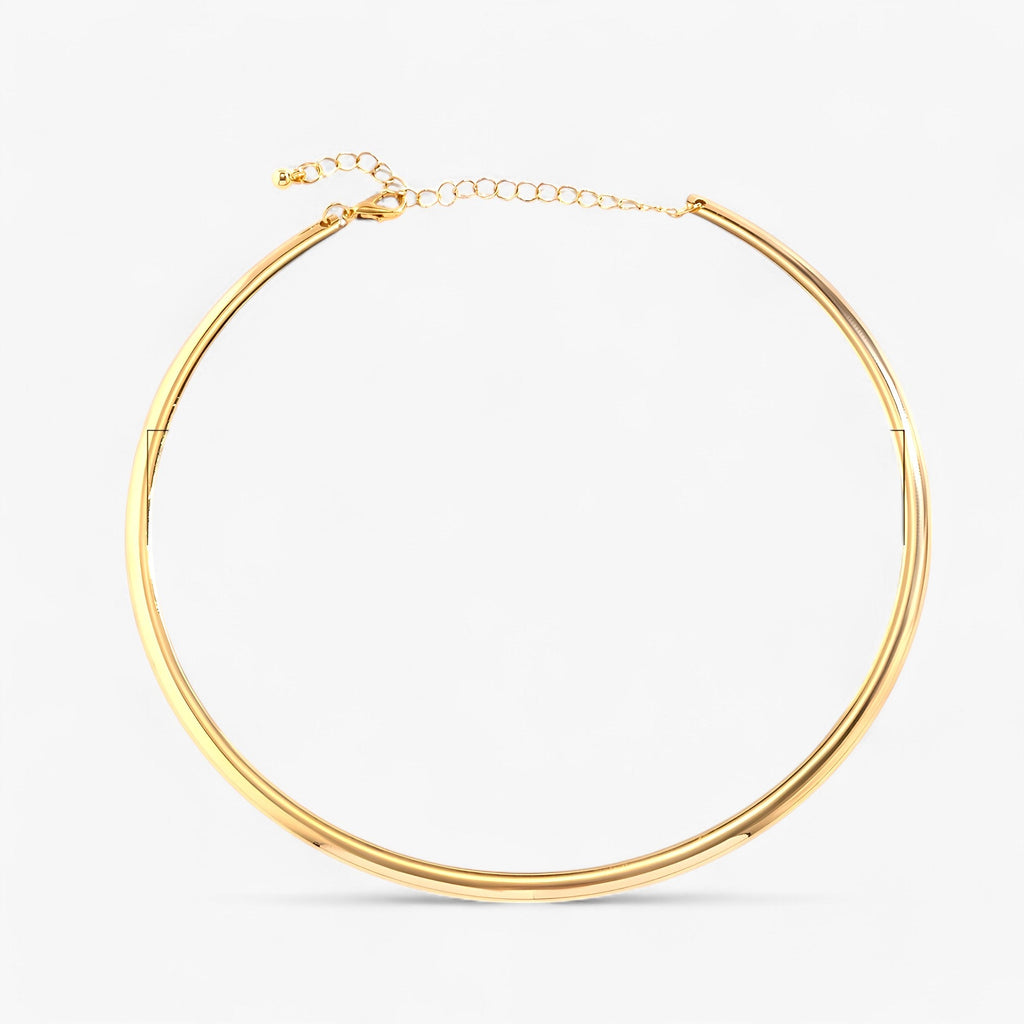 Gladde draadchoker in goudkleur