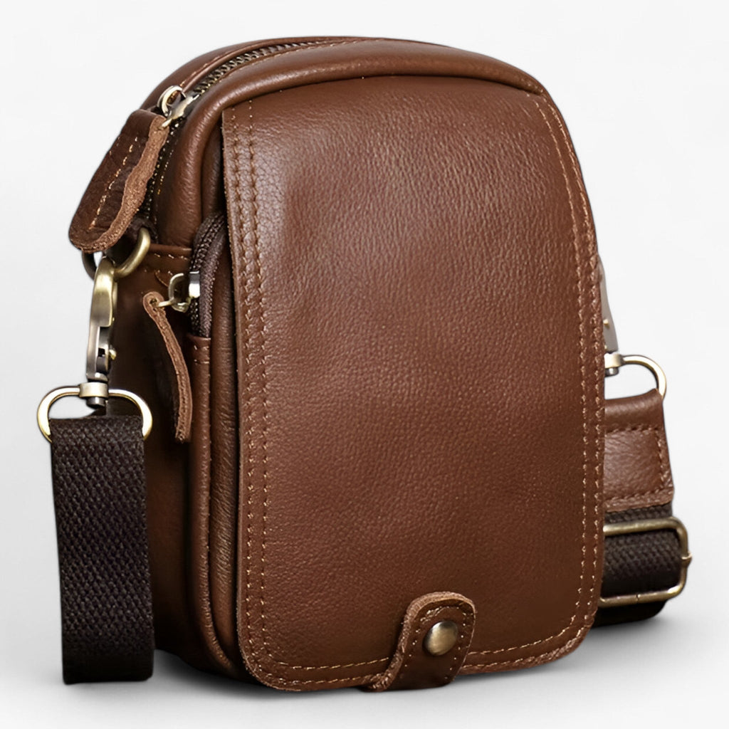 Lightweight Retro Ox Leather Commuter Bag