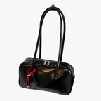 Vintage-Inspired Structured Work Handbag with Compartments
