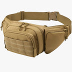 Stevige nylon tactische outdoor-heuptas met veel vakken