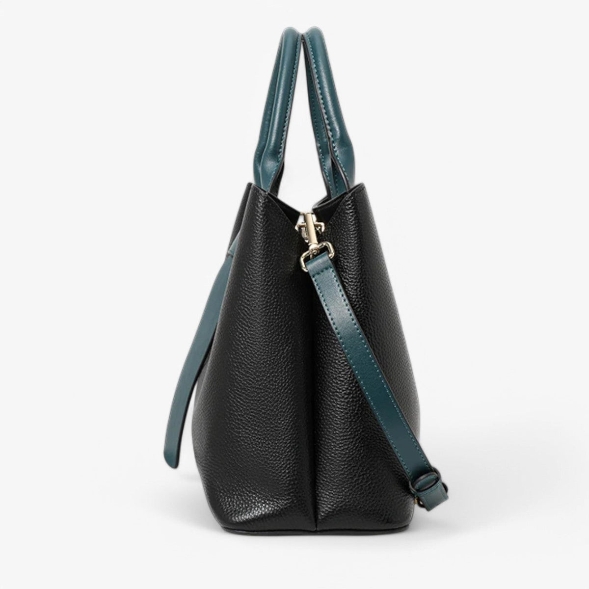 Soft Premium Calfskin Leather Black Shoulder Bag