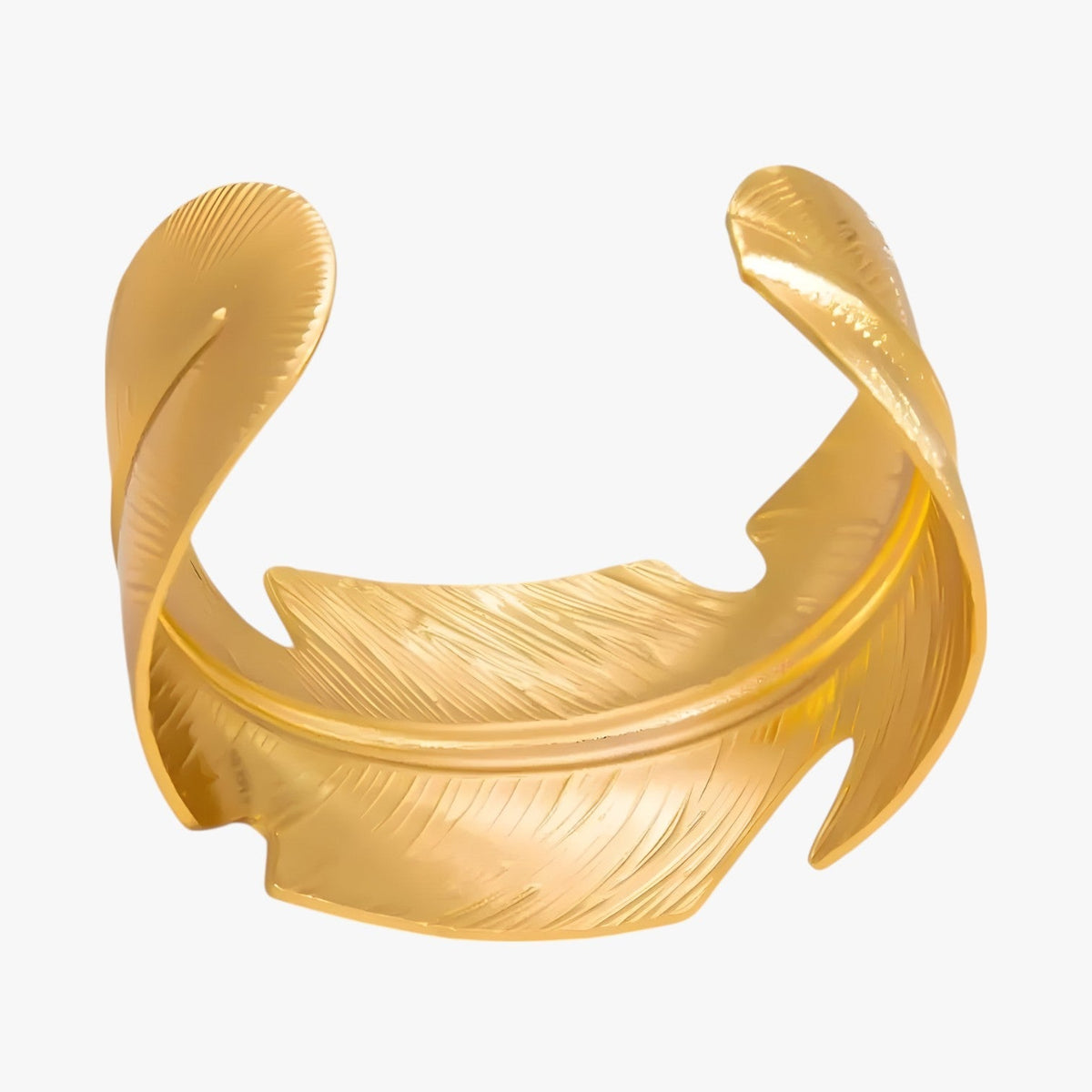 Adjustable Open Cuff Bracelet in Stainless Steel